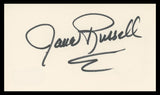 Jane Russell Gentlemen Prefer Blondes Signed 3x5 Index Card BAS #BV03147