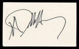 Debbie Harry Blondie Authentic Signed 3x5 Index Card Autographed BAS #BV03251