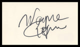 Wayne Rogers M*A*S*H Authentic Signed 3x5 Index Card Autographed BAS #BV03150