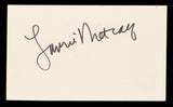 Laurie Metcalf Roseanne Authentic Signed 3x5 Index Card Autographed BAS #BV03255
