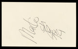 Mako Conan the Barbarian Authentic Signed 3x5 Index Card BAS #BL98864
