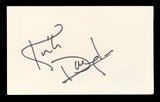 Kirk Douglas Spartacus Authentic Signed 3x5 Index Card Autographed BAS #BL96690