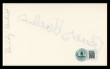 Buddy Hackett The Music Man Authentic Signed 3x5 Index Card BAS #BV59042