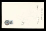 Kirk Douglas Spartacus Authentic Signed 3x5 Index Card Autographed BAS #BL96691