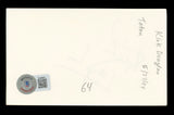 Kirk Douglas Spartacus Authentic Signed 3x5 Index Card Autographed BAS #BL96691