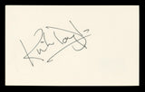 Kirk Douglas Spartacus Authentic Signed 3x5 Index Card Autographed BAS #BL96693