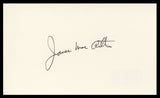 James MacArthur Hawaii Five-O Authentic Signed 3x5 Index Card BAS #BV59045