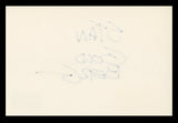 Stan Goldberg Comic Book Artist Authentic Signed 4x6 Index Card BAS #BS29380