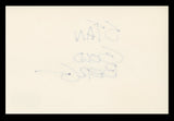 Stan Goldberg Comic Book Artist Authentic Signed 4x6 Index Card BAS #BS29380
