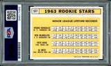 Pete Rose Autographed 1963 Topps Rookie Retro Reprint Card #537 Cincinnati Reds Auto Grade Gem Mint 10 PSA/DNA Stock #211870