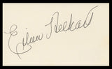 Eileen Heckart Butterflies Are Free Authentic Signed 3x5 Index Card BAS #BV59046