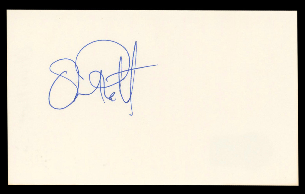 Oliver Platt The Three Musketeers Authentic Signed 3x5 Index Card BAS #BL98859