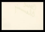 Carol Channing Gentlemen Prefer Blondes Signed 4x6 Index Card BAS #BS29387