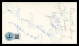 Laurette Spang Battlestar Galactica Authentic Signed 3x5 Index Card BAS #BV01239
