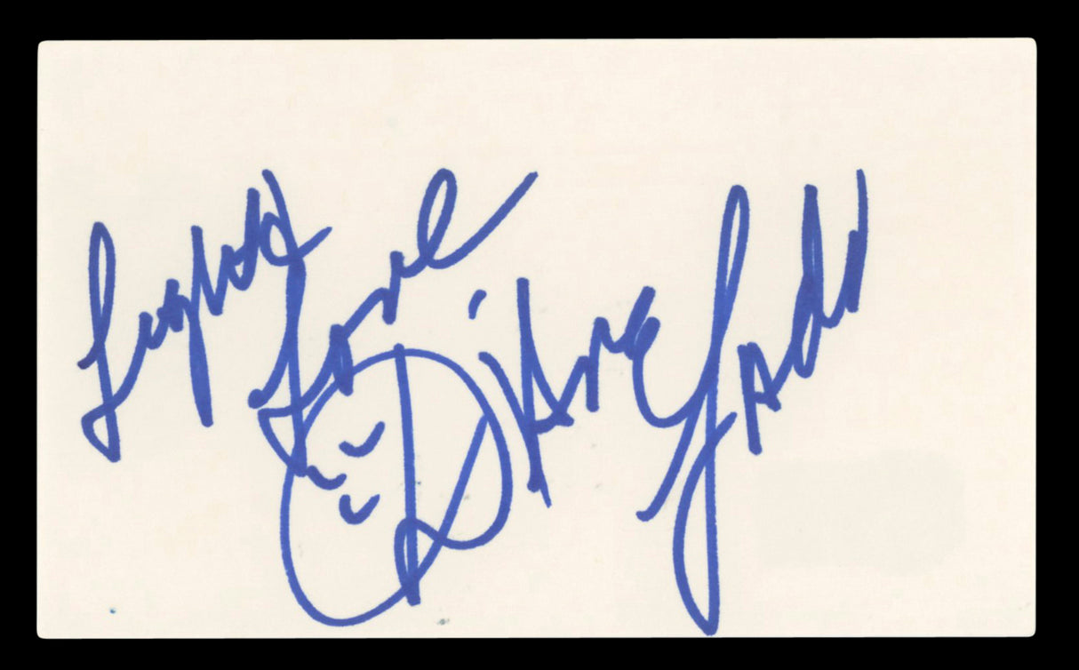 Diane Ladd Alice Doesn't Live Here Anymore Signed 3x5 Index Card BAS #BV03238