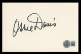 Mike Davies Producer Authentic Signed 4x6 Index Card Autographed BAS #BS29389