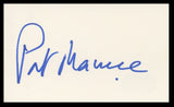 Patrick Macnee The Avengers Authentic Signed 3x5 Index Card BAS #BV59057