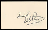 Debra Paget The Ten Commandments Authentic Signed 3x5 Index Card BAS #BL98848