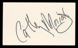 Cathy Moriarty Raging Bull Authentic Signed 3x5 Index Card BAS #BV03081