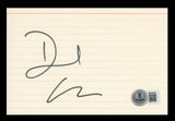 David Caruso CSI Miami Authentic Signed 4x6 Index Card BAS #BS29426