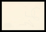 David Caruso CSI Miami Authentic Signed 4x6 Index Card BAS #BS29426
