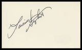 Laraine Stephens Police Woman Authentic Signed 3x5 Index Card BAS #BV59061