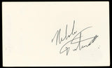 Nicholas Turturro NYPD Blue Authentic Signed 3x5 Index Card BAS #BN33298