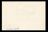 Diedrich Bader American Housewife Authentic Signed 4x6 Index Card BAS #BS29416