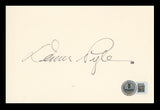 Denver Pyle The Dukes Of Hazzard Authentic Signed 4x6 Index Card BAS #BS29425