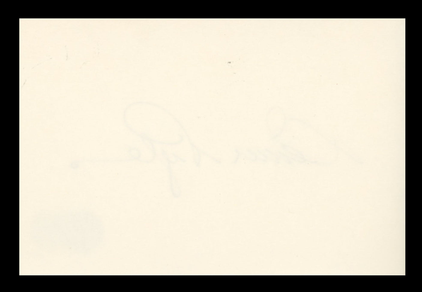 Denver Pyle The Dukes Of Hazzard Authentic Signed 4x6 Index Card BAS #BS29425