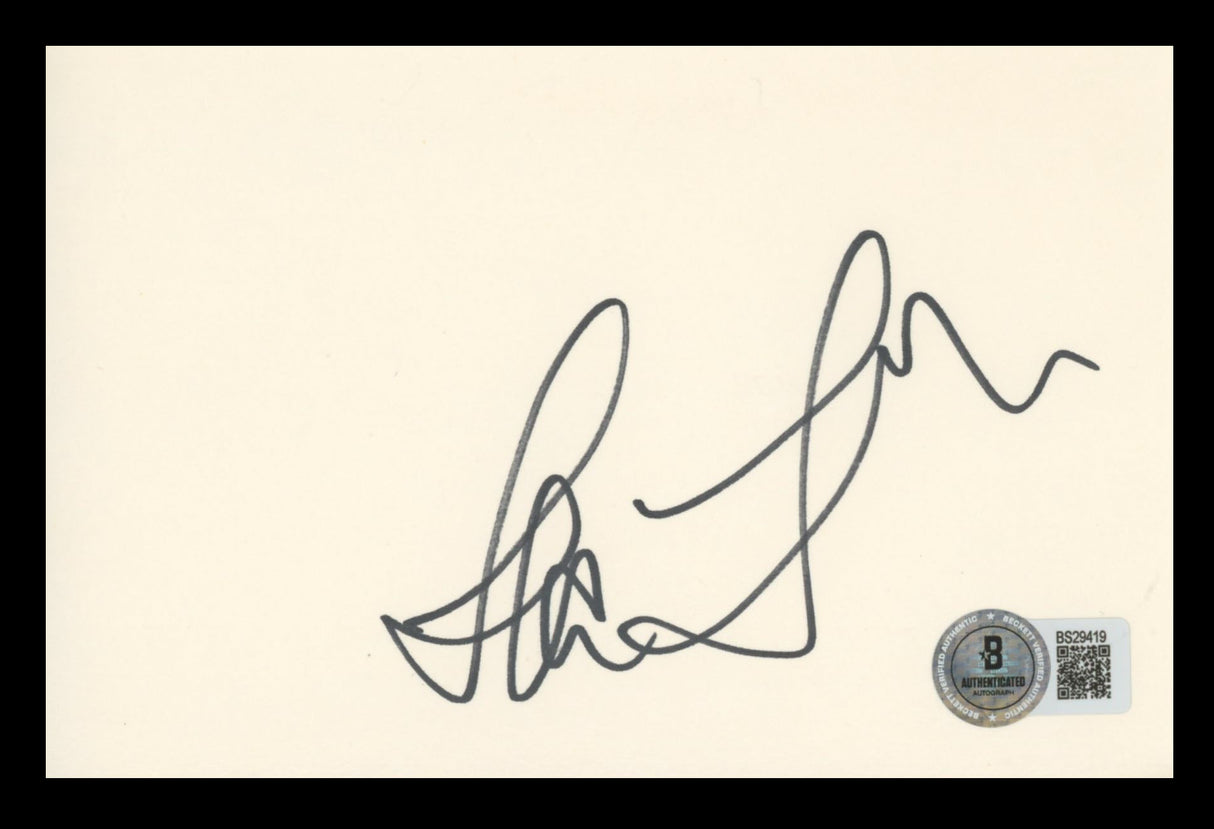 Lea Thompson Back To The Future Authentic Signed 4x6 Index Card BAS #BS29419