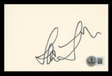 Lea Thompson Back To The Future Authentic Signed 4x6 Index Card BAS #BS29419