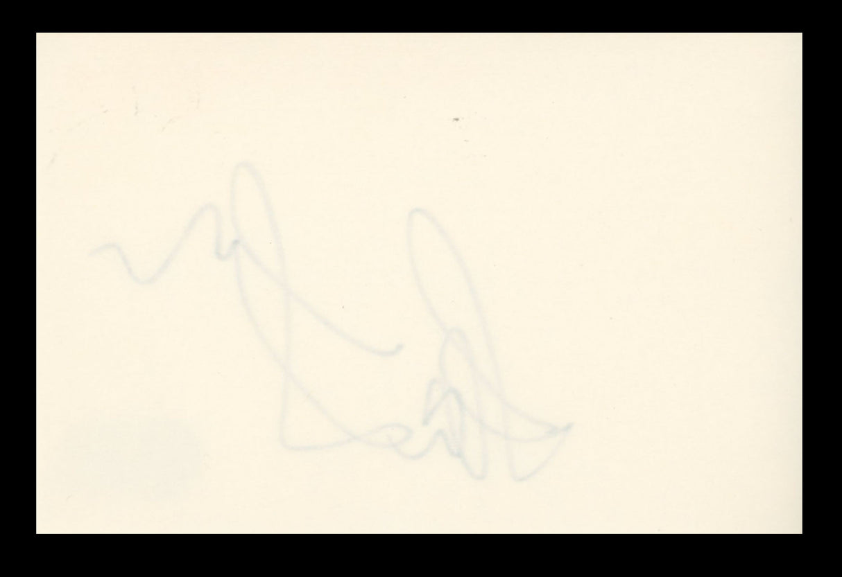 Lea Thompson Back To The Future Authentic Signed 4x6 Index Card BAS #BS29419