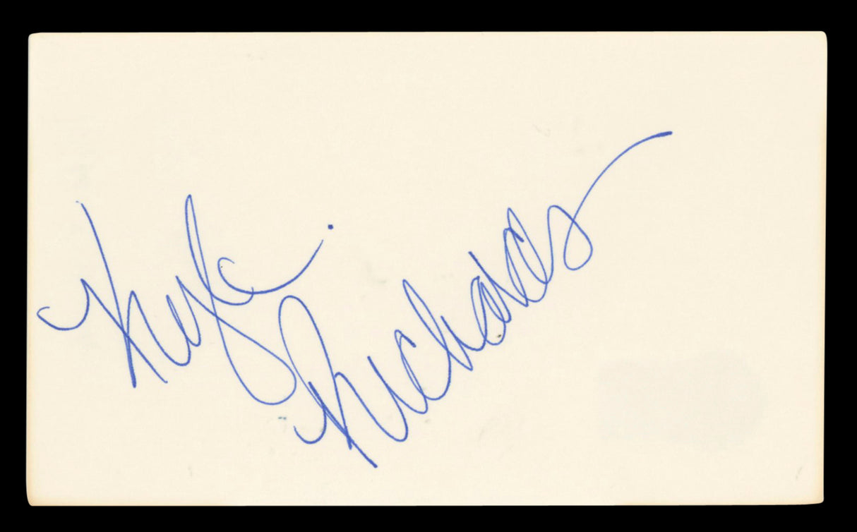 Kyle Richards Halloween Authentic Signed 3x5 Index Card BAS #BV00144