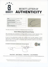 Robin Williams & Sally Field Mrs. Doubtfire Signed Framed Display BAS & PSA