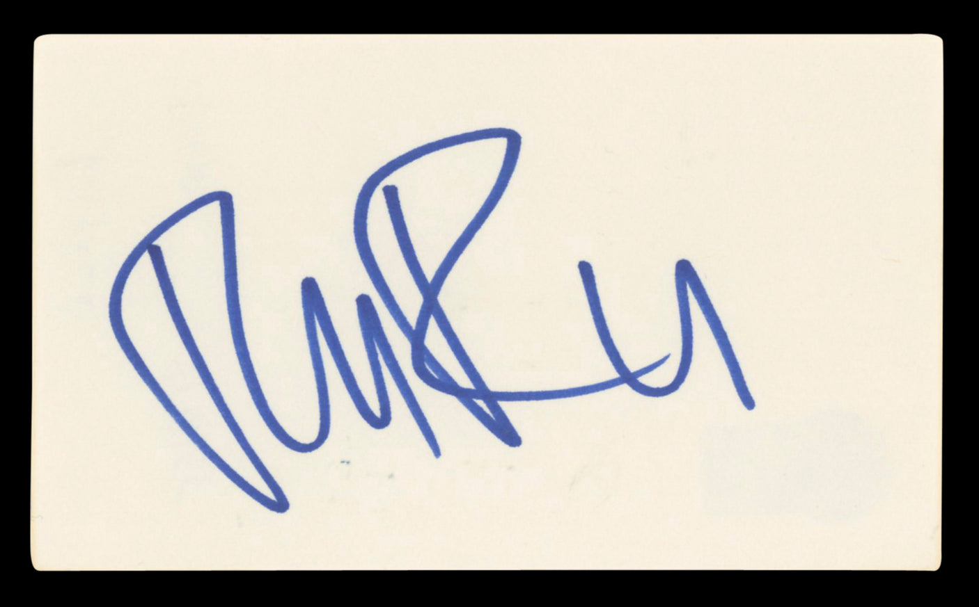 RuPaul RuPaul's Drag Race Authentic Signed 3x5 Index Card BAS #BV00147
