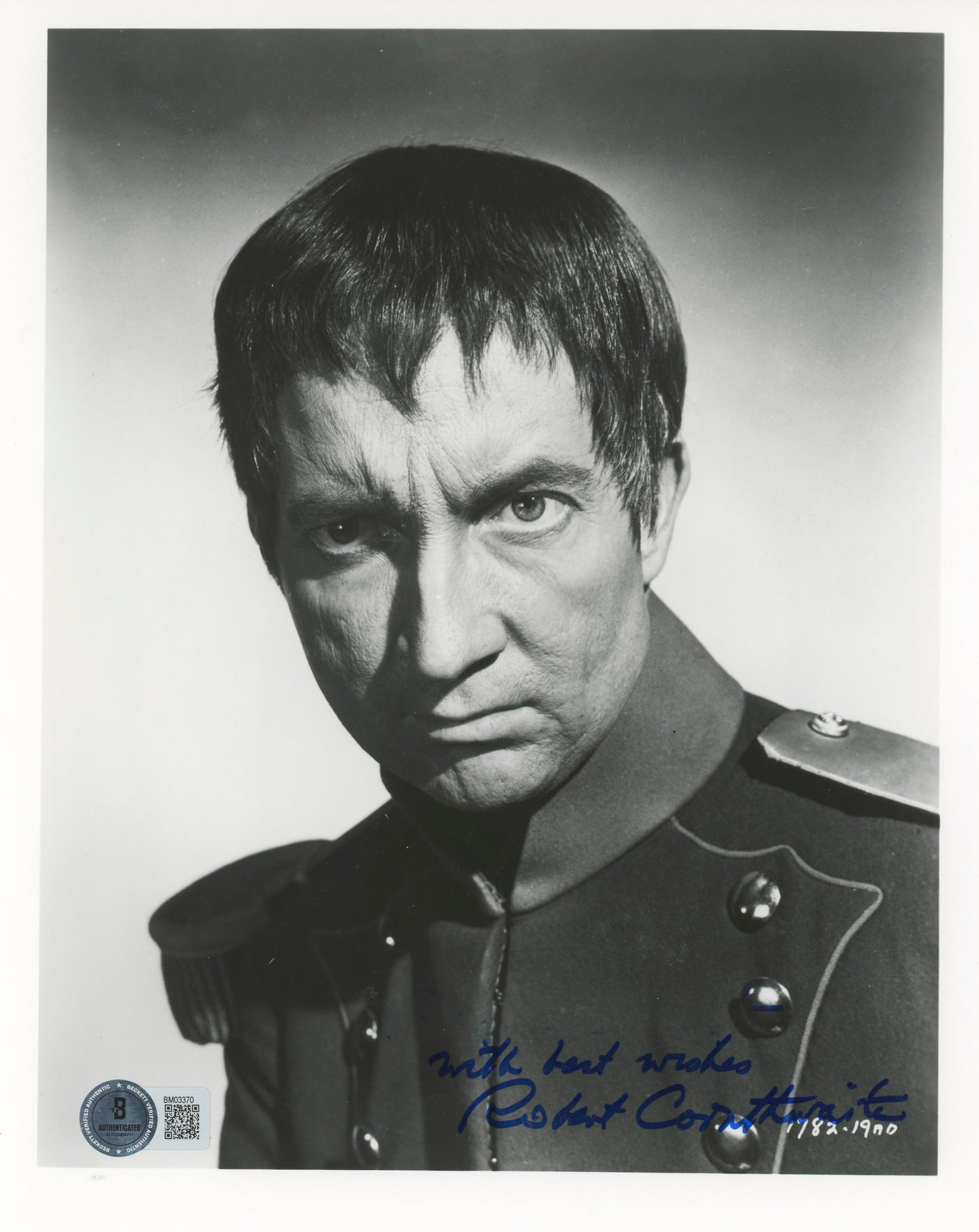 Robert Cornthwaite Picket Fences "Best Wishes" Signed 8x10 Photo BAS #BM03370