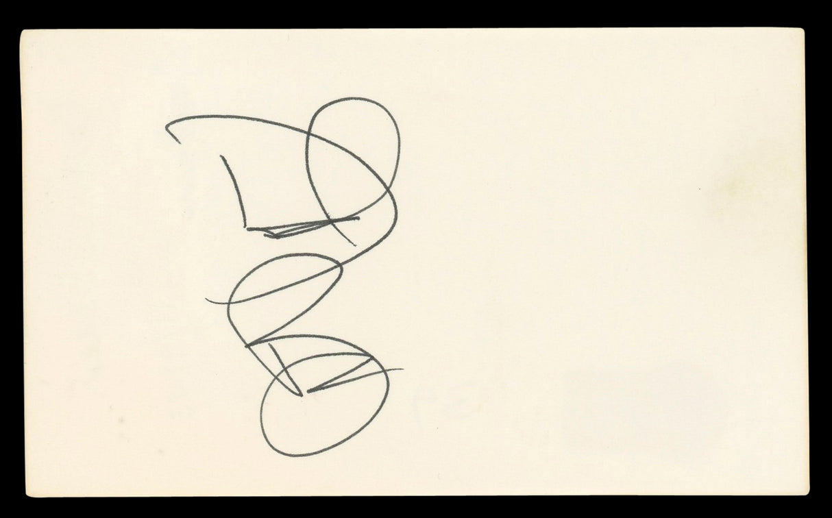 Diedrich Bader Napoleon Dynamite Authentic Signed 3x5 Index Card BAS #BL96944