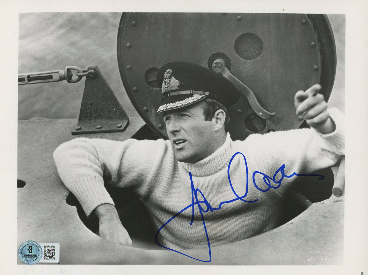 James Caan Submarine X-1 Authentic Signed 7x9.5 Photo Autographed BAS #BN74350
