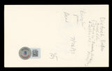 Diedrich Bader Napoleon Dynamite Authentic Signed 3x5 Index Card BAS #BL96947