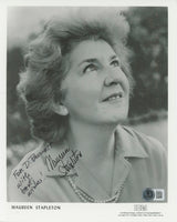 Maureen Stapleton "With best Wishes" Authentic Signed 8x10 Photo BAS #BM03345