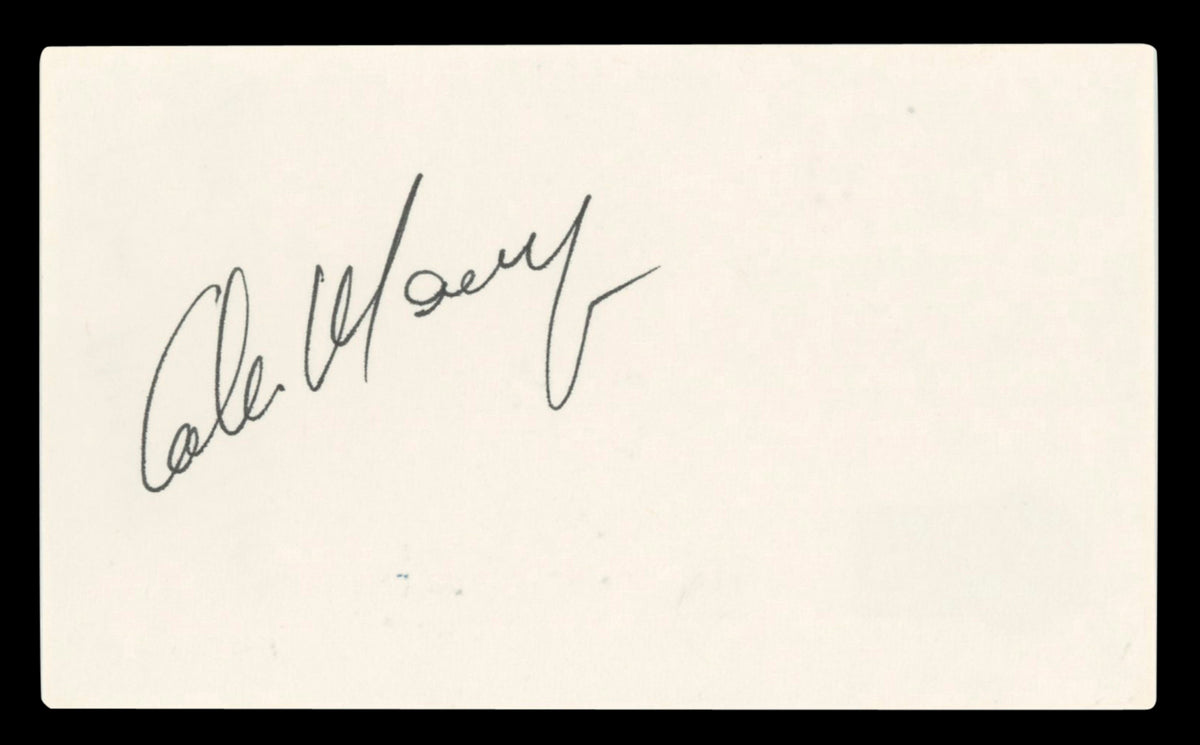 Colm Meaney How Harry Became a Tree Authentic Signed 3x5 Index Card BA ...