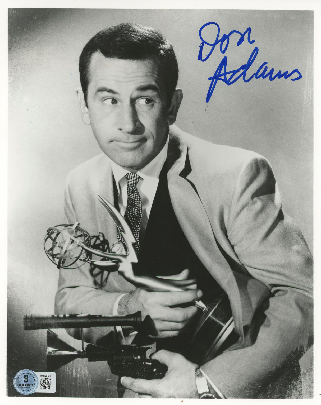 Don Adams Get Smart Authentic Signed 8x10 Photo Autographed BAS #BN74347