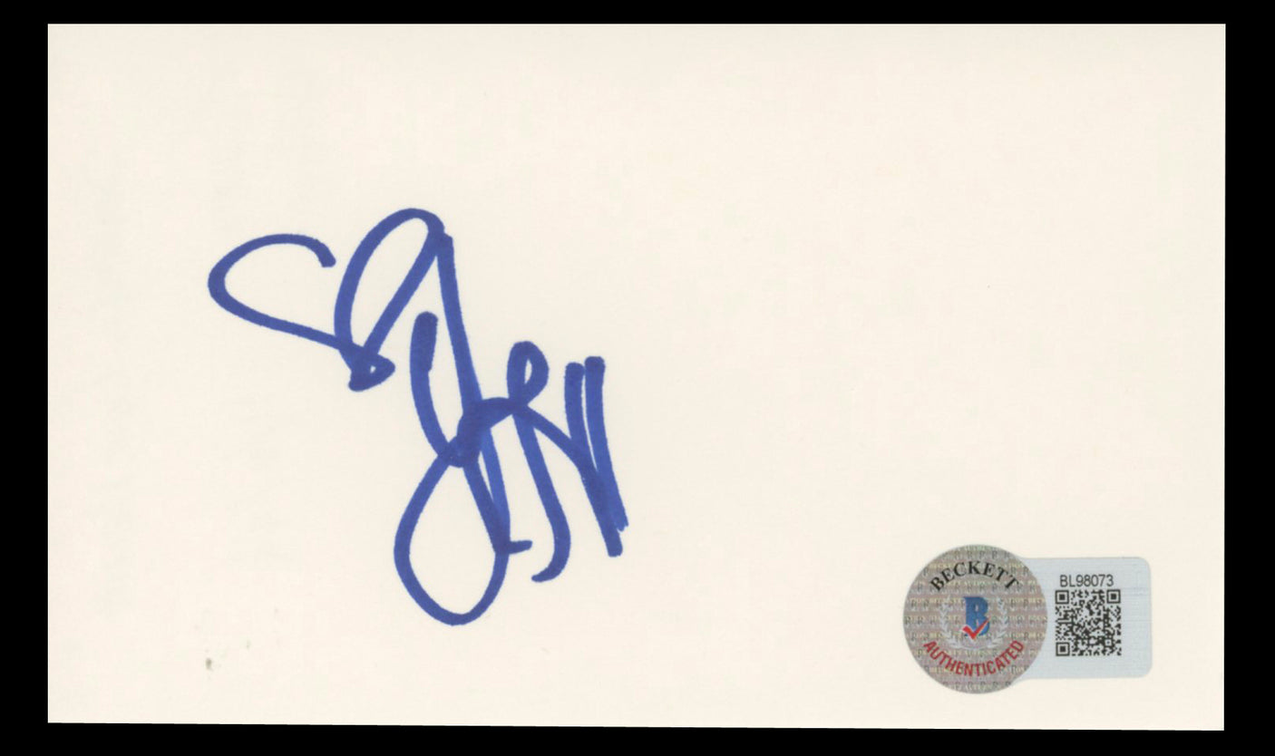 Jennifer Love Hewitt Party of Five Authentic Signed 3x5 Index Card BAS #BL98073