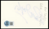 Rod Taylor Young Cassidy Authentic Signed 3x5 Index Card BAS #BN33309