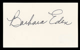 Barbara Eden I Dream of Jeannie Authentic Signed 3x5 Index Card BAS #BL96721