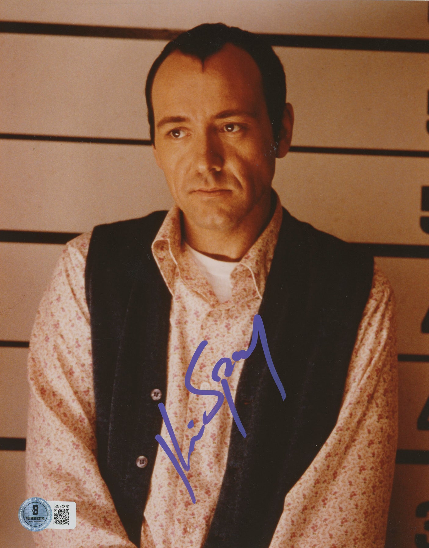 Kevin Spacey The Usual Suspects Authentic Signed 8x10 Photo BAS #BN74370