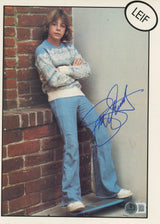 Leif Garrett The Outsiders Authentic Signed 8x10.75 Magazine Page BAS #BM03398