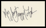 Peggy Lipton The Mod Squad My Best Authentic Signed 3x5 Index Card BAS #BV59031