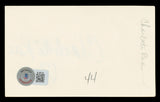 Charlotte Rae The Facts of Life Authentic Signed 3x5 Index Card BAS #BL96724